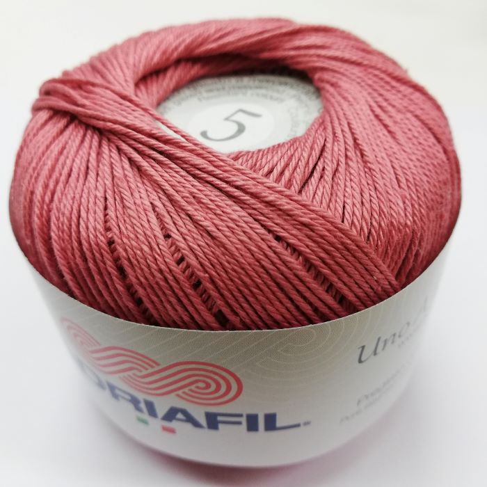 Yarn - Adriafil Uno A Ritorto 5 in Old Pink Colour 93