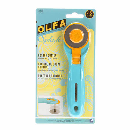 45mm Rotary Cutter - Olfa Splash Turquoise