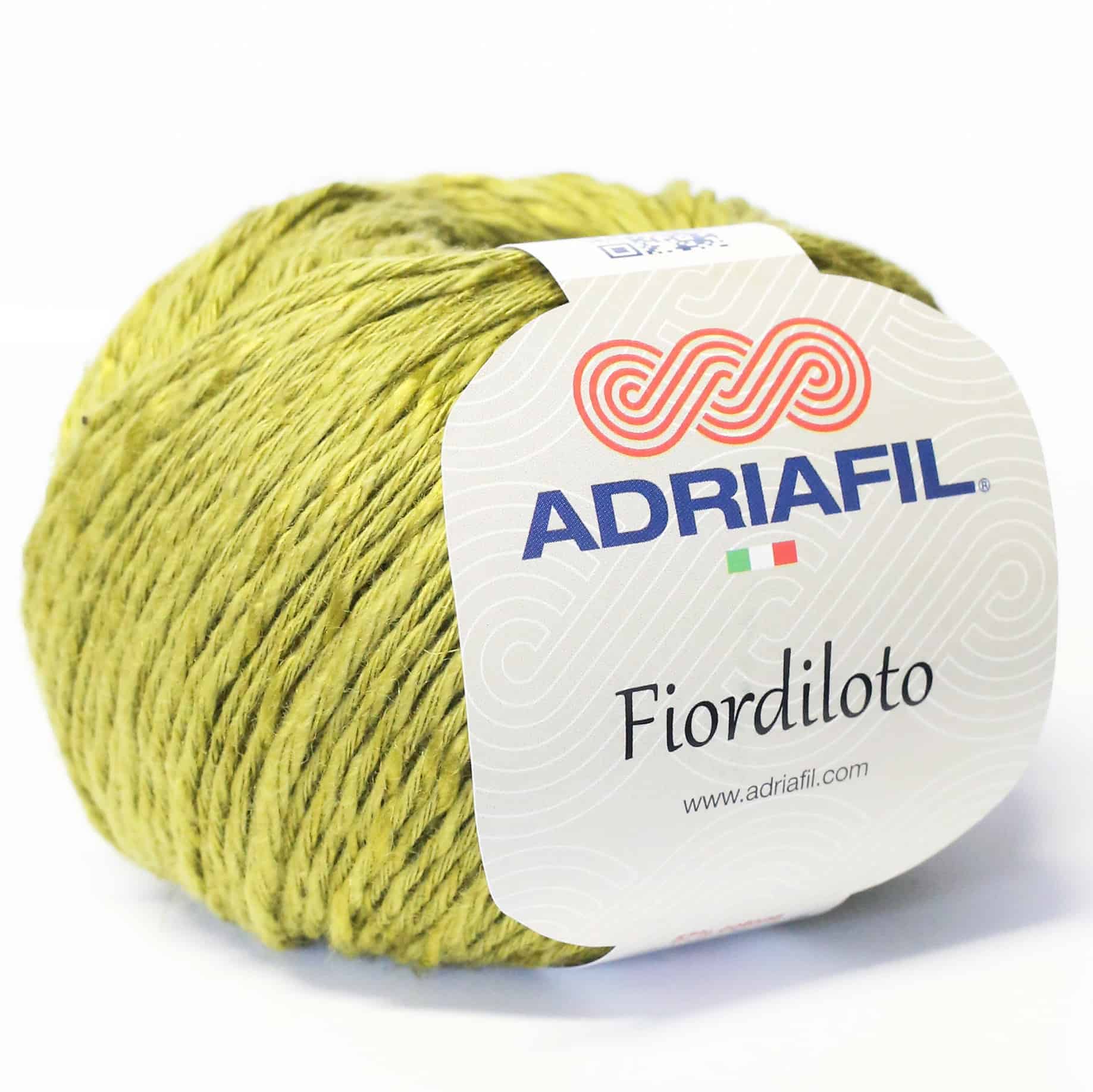 Yarn - Adriafil Fiordiloto 4ply / Dk in Olive Colour 24