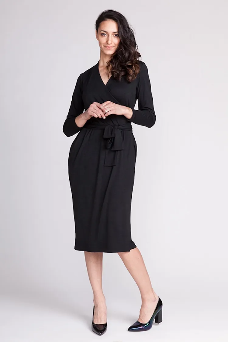 Named Patterns - Olivia Wrap Dress Sewing Pattern