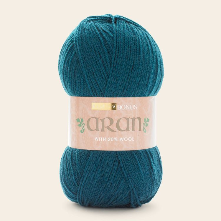 Yarn - Hayfield Bonus Aran with Wool in Kingfisher 769
