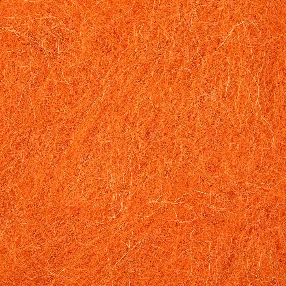Orange - 50g Felt Wool for Wet and Dry Needle Felting