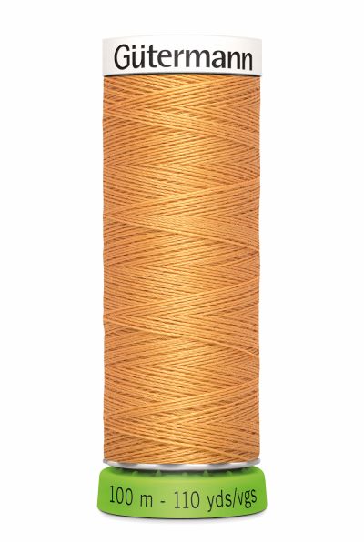 Gutermann Sew All Thread - Golden Orange Recycled Polyester rPET Colour 300