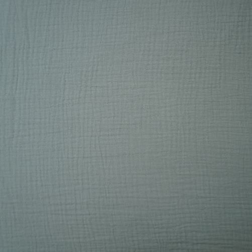 Organic Double Gauze Fabric in Light Nile Blue