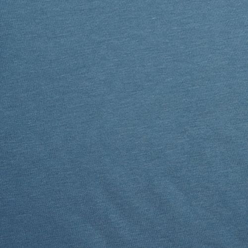 Organic Cotton Jersey Fabric in Jeans Blue