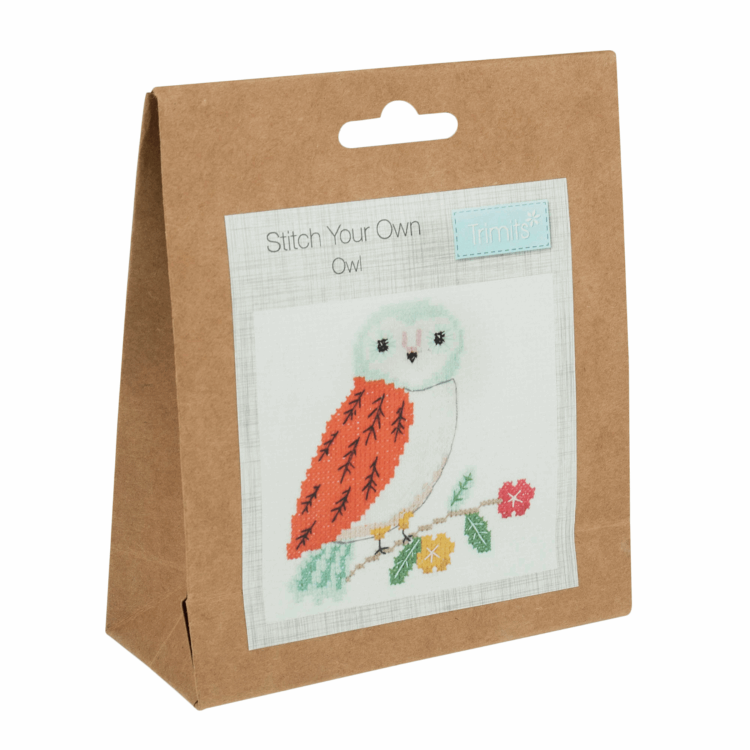 Gift Idea - Cross Stitch Kit featuring an Owl