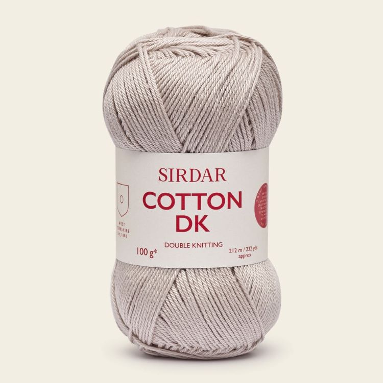 Yarn - Sirdar Cotton DK in Oyster 504