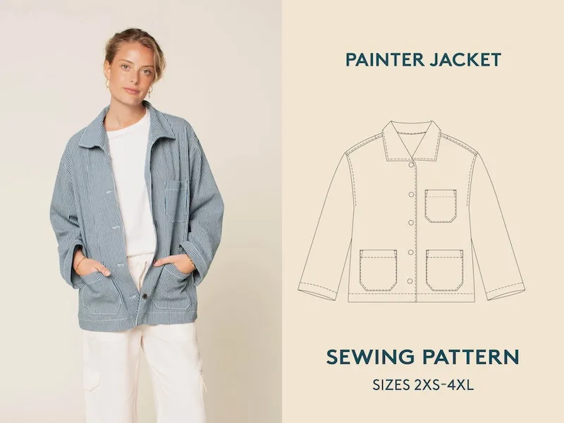Wardrobe by Me - Painter Jacket Unisex Sewing Pattern