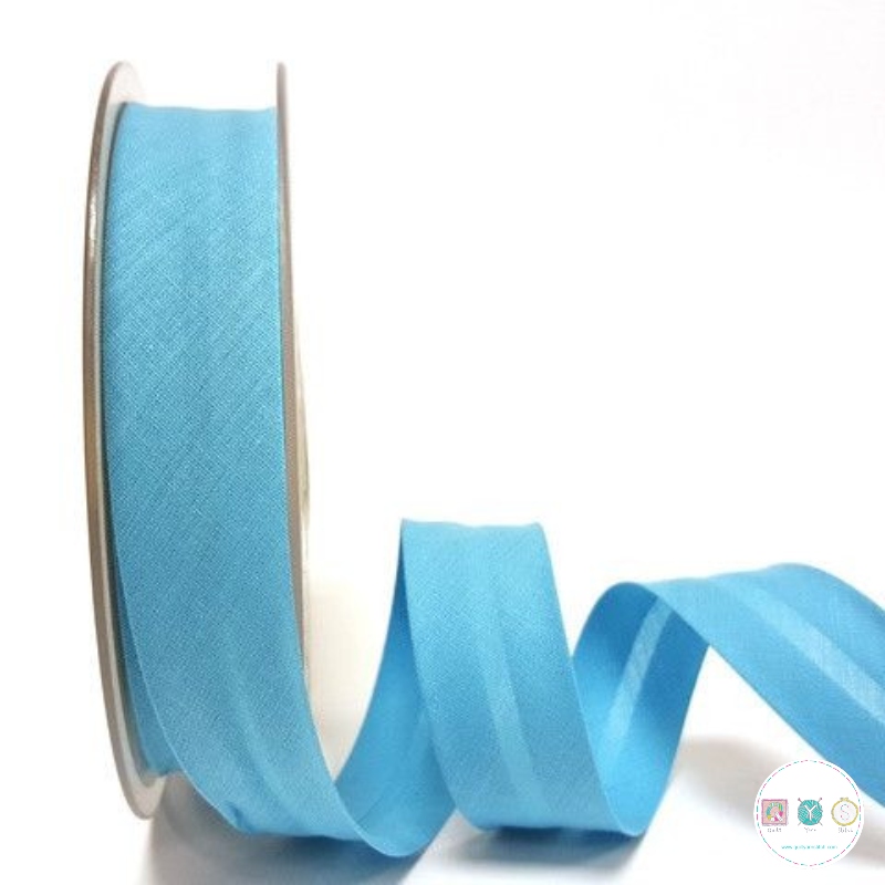 Bias Binding in Baby Blue Col 15 - 25mm Wide by Fany