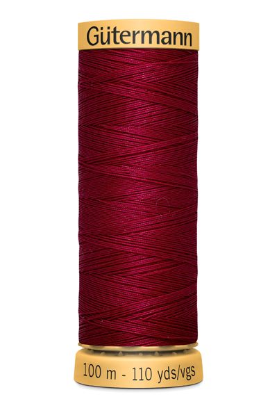 Gutermann Sew All Thread - Pink Red 100% Cotton Colour 2653