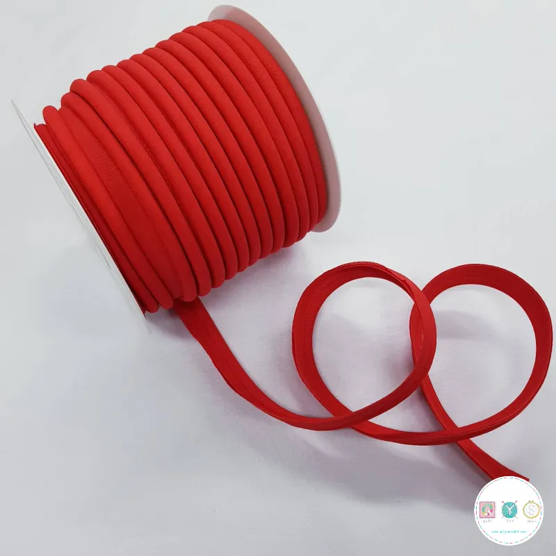 Piping in Red Col 46 - 18mm Wide by Fany