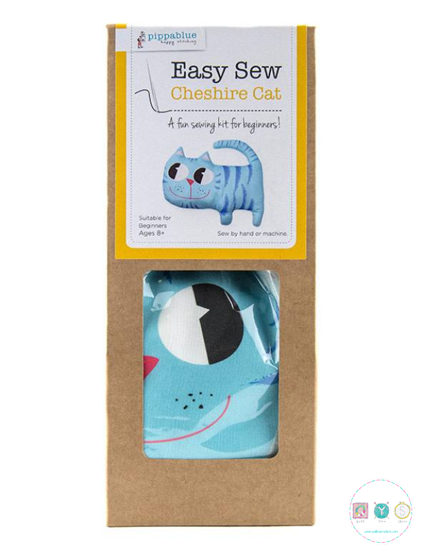 Easy Sew Kit - Cheshire Cat - Beginners Sewing Project - by Pippablue - Childrens Kit