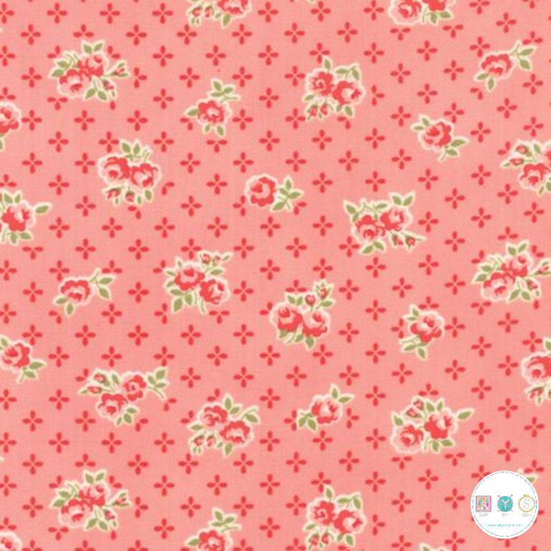 Quilting Fabric - Vintage Roses from Early Bird Collection by Bonnie & Camille for Moda Fabrics