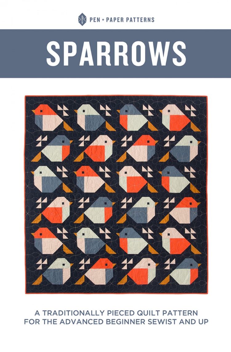 Sparrows Quilt Pattern by Pen + Paper