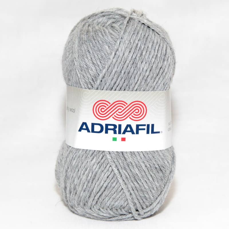 Yarn - Adriafil Mirage DK in Grey Melange Colour 52