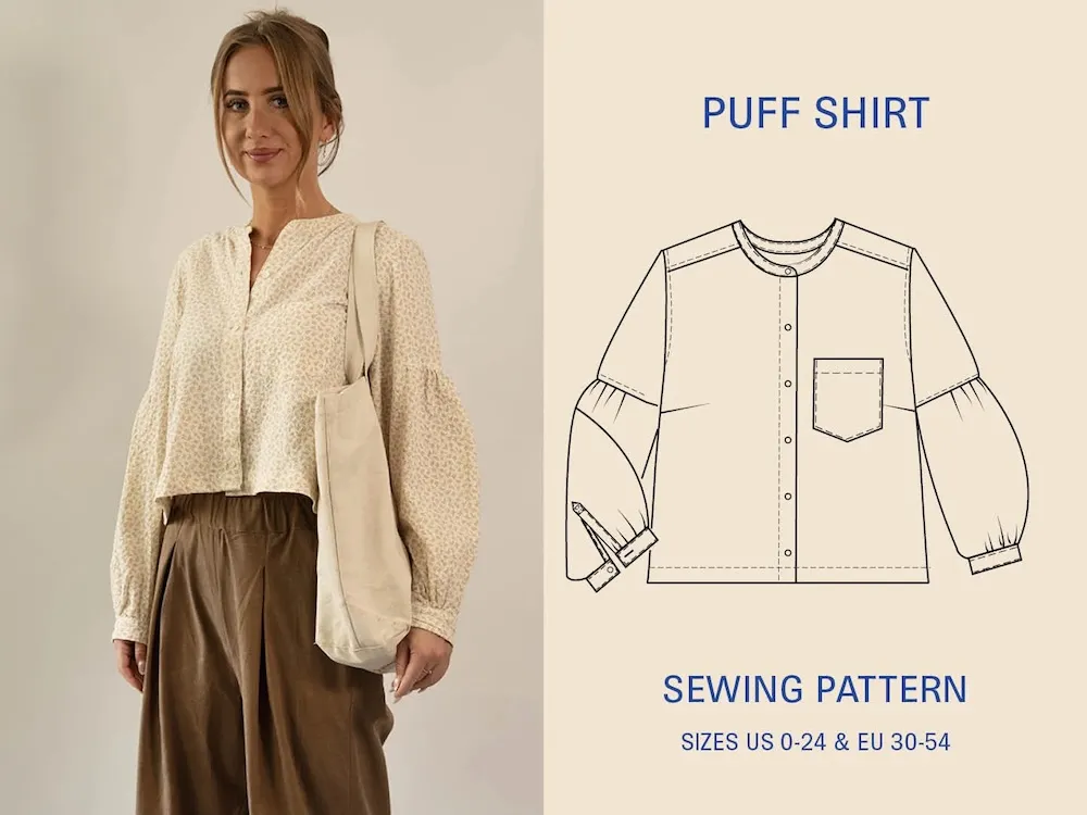 Wardrobe by Me - Puff Shirt Sewing Pattern
