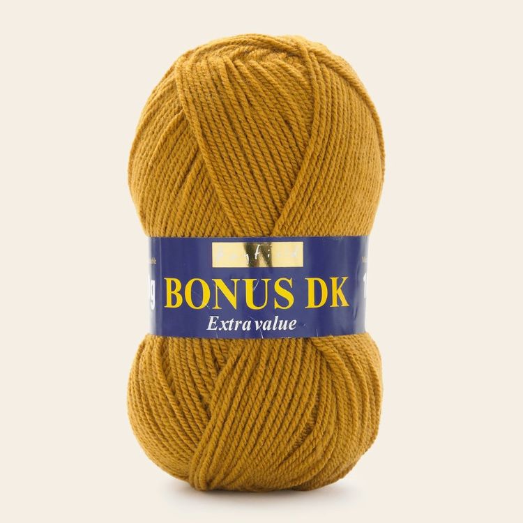 Yarn - Hayfield Bonus DK in Pumpkin Yellow 766 
