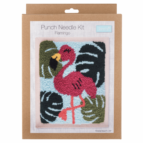 Gift Idea - Punch Needle Kit Flamingo