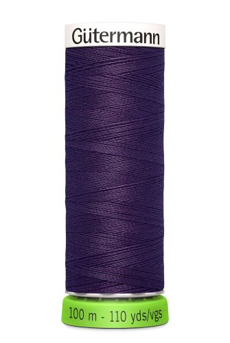 Gutermann Sew All Thread - Dark Purple Recycled Polyester rPET Colour 257