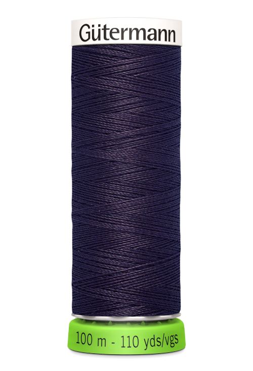 Gutermann Sew All Thread - Dark Purple Recycled Polyester rPET Colour 512