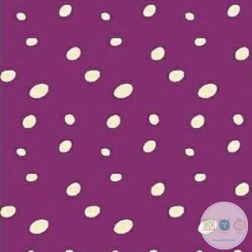 Quilting Fabric - Purple Spots From Butterfly Dance Collection by Sally Kelly for Windham Fabrics 