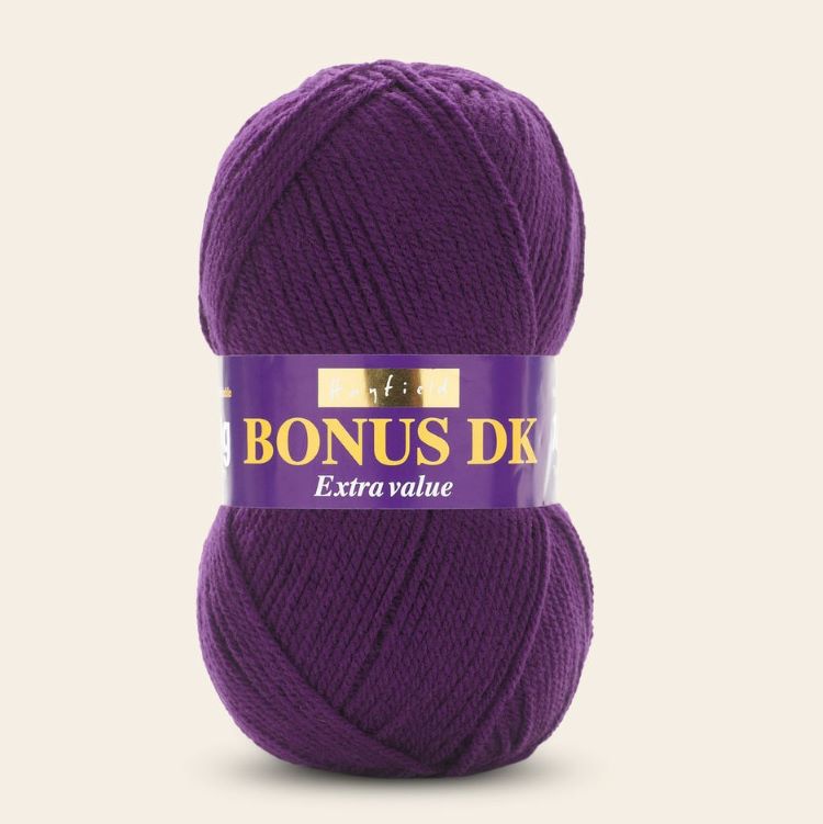 Yarn - Hayfield Bonus DK in Purple 840