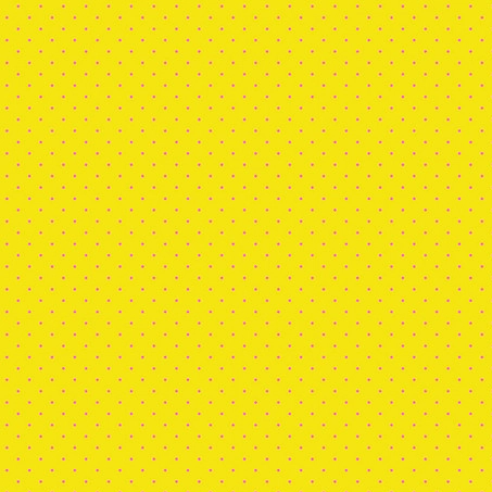 Quilting Fabric - Tiny Dot Pink on Yellow from True Colours by Tula Pink for FreeSpirit PWTP185 FLARE