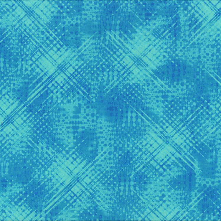 Quilt Backing Fabric 108" Wide - Turquoise Blue Weave Blender from Vertex by Quilting Treasures 29687-Q