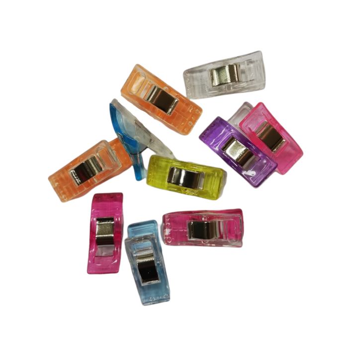 Sewing Clips, 10 pk  - Various Colours