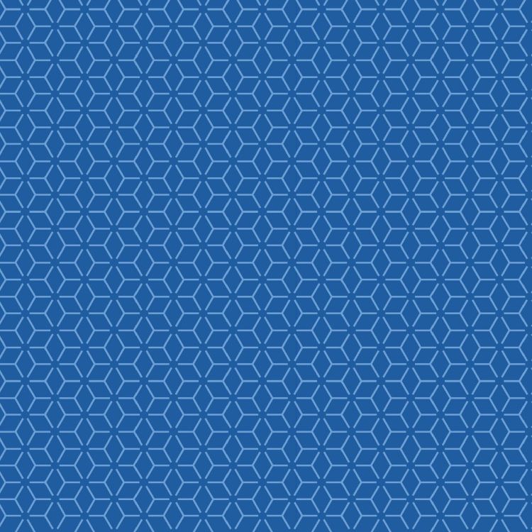 Quilting Fabric - Blue Diamond Grid from KimberBell Basics for Maywood Studio MAS8254 B
