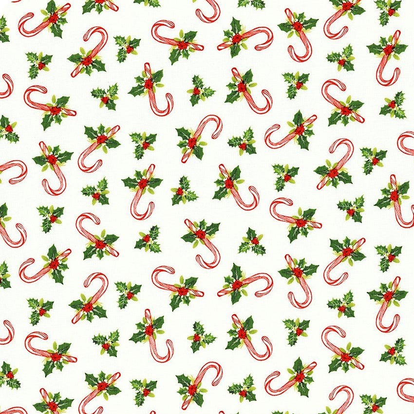 Quilting Fabric - Christmas Candy from Here Comes Santa by Jason Kirk for Northcott 27012 10