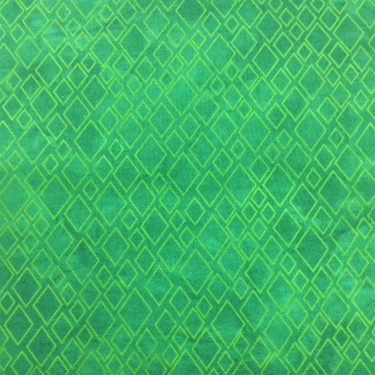 Quilting Fabric - Green Diamonds Twist & Shout from Rivers Bend for Midwest Textiles 2013 9