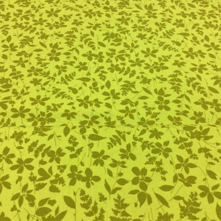 Quilting Fabric - Green Floral from Basic Mixologie by Studio M for Moda 33021 27