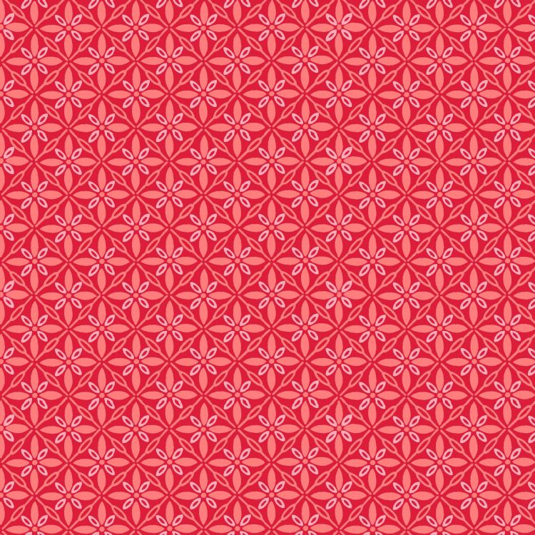 Quilting Fabric - Red Floral from KimberBell Basics for Maywood Studio MAS9396 R