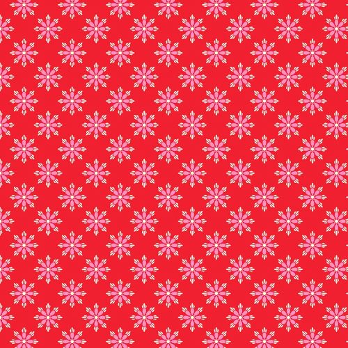 Quilting Fabric Red Floral from True Kisses by Heather Bailey for Figo 90368 26