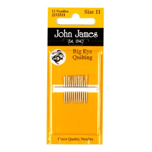 Big Eye Quilting Needle in Size 10 by John James