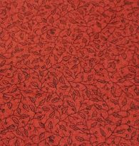 Quilting Fabric - Leaves On Red from Count Your Blessings by Kathy Schmitz for Moda 6083 16