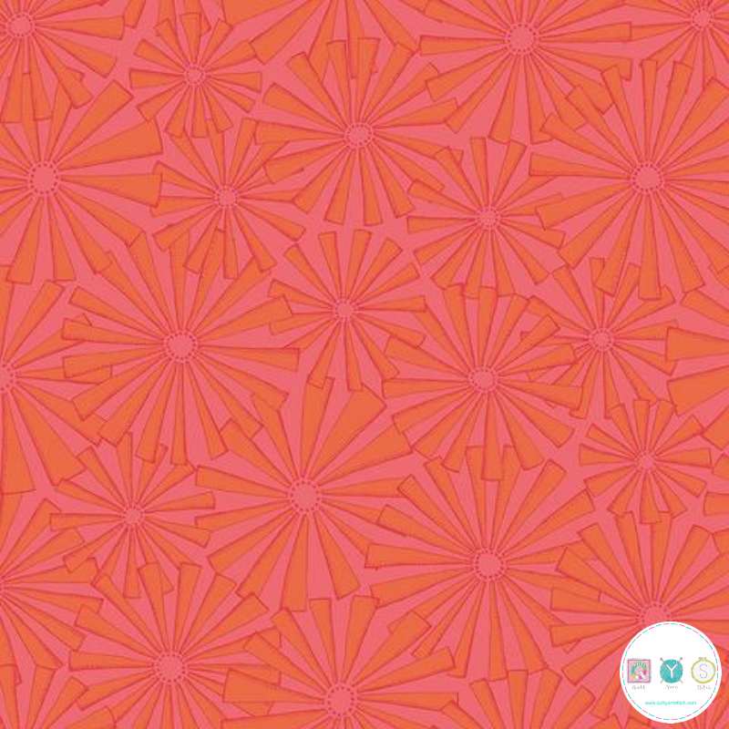 Quilting Fabric - Circle Burst from Punctuated by Leutenegger