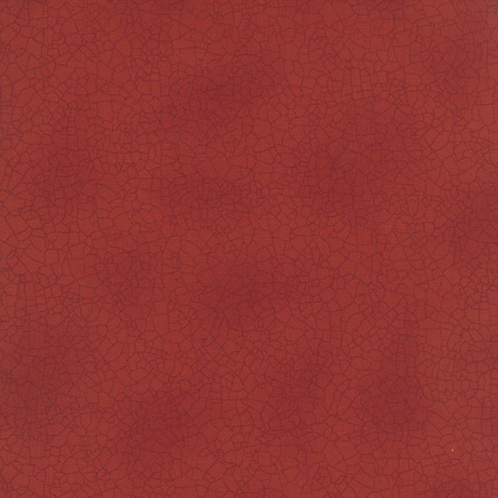 Quilting Fabric - Brick Red Crackle from Count Your Blessings by Kathy Schmitz for Moda 5746 137