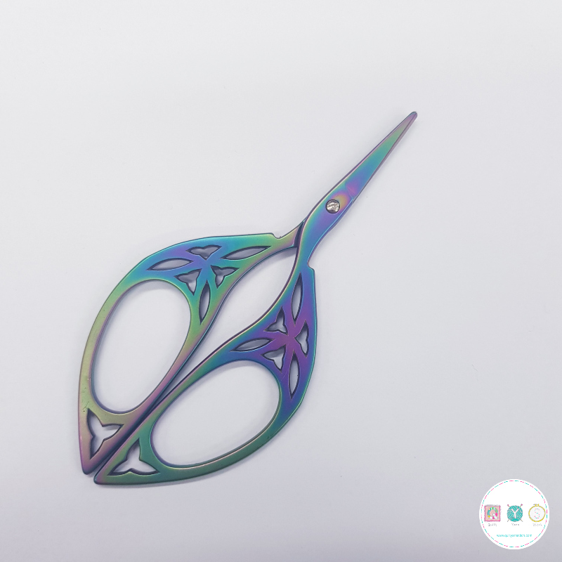 Sew Cool - Vintage Rainbow Embroidery Scissors - Sewing Accessory - Tools