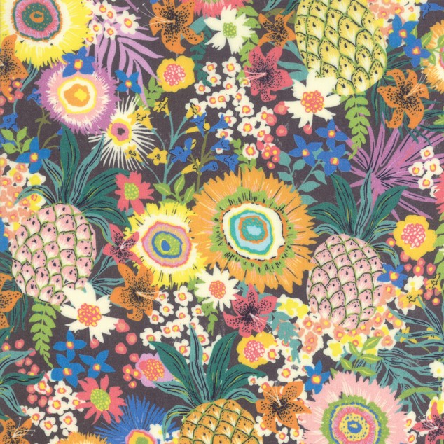 Tropical Rayon Fabric - Kiamesha by Crystal Manning for Moda