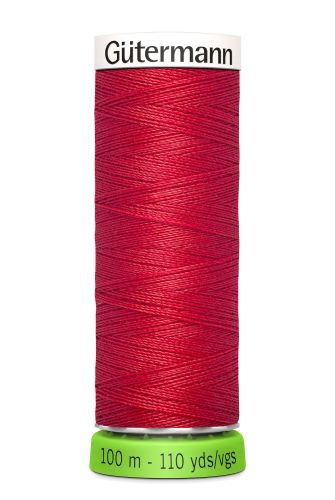 Gutermann Sew All Thread - Red Recycled Polyester rPET Colour 365