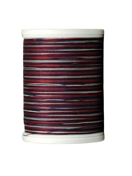 YLI Quilting Thread in Red White & Blue Variegated 01V