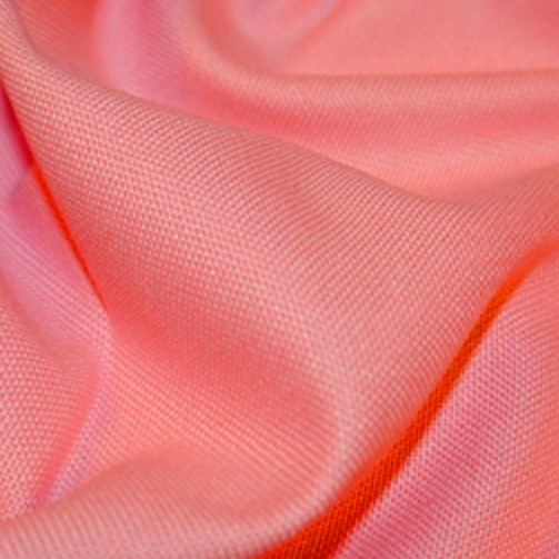 REMNANT - 0.60m - Cotton Canvas Fabric in Coral Pink