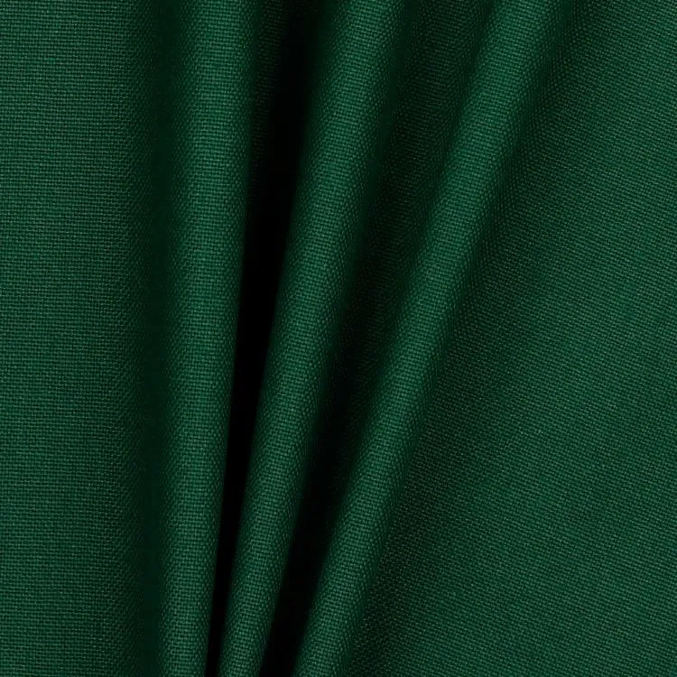 REMNANT - 0.56m - Cotton Canvas Fabric in Forest Green