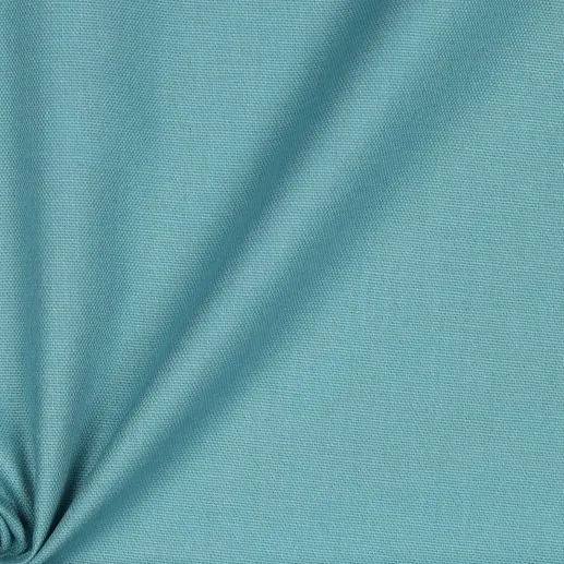 REMNANT - 0.20m - Cotton Canvas in Light Petrol
