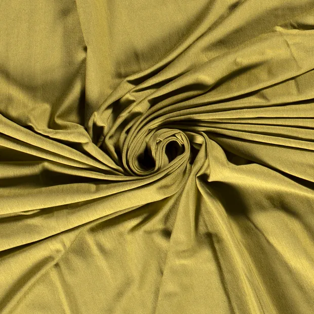 REMNANT - 0.34m - Bamboo Jersey Fabric in Pickle Green