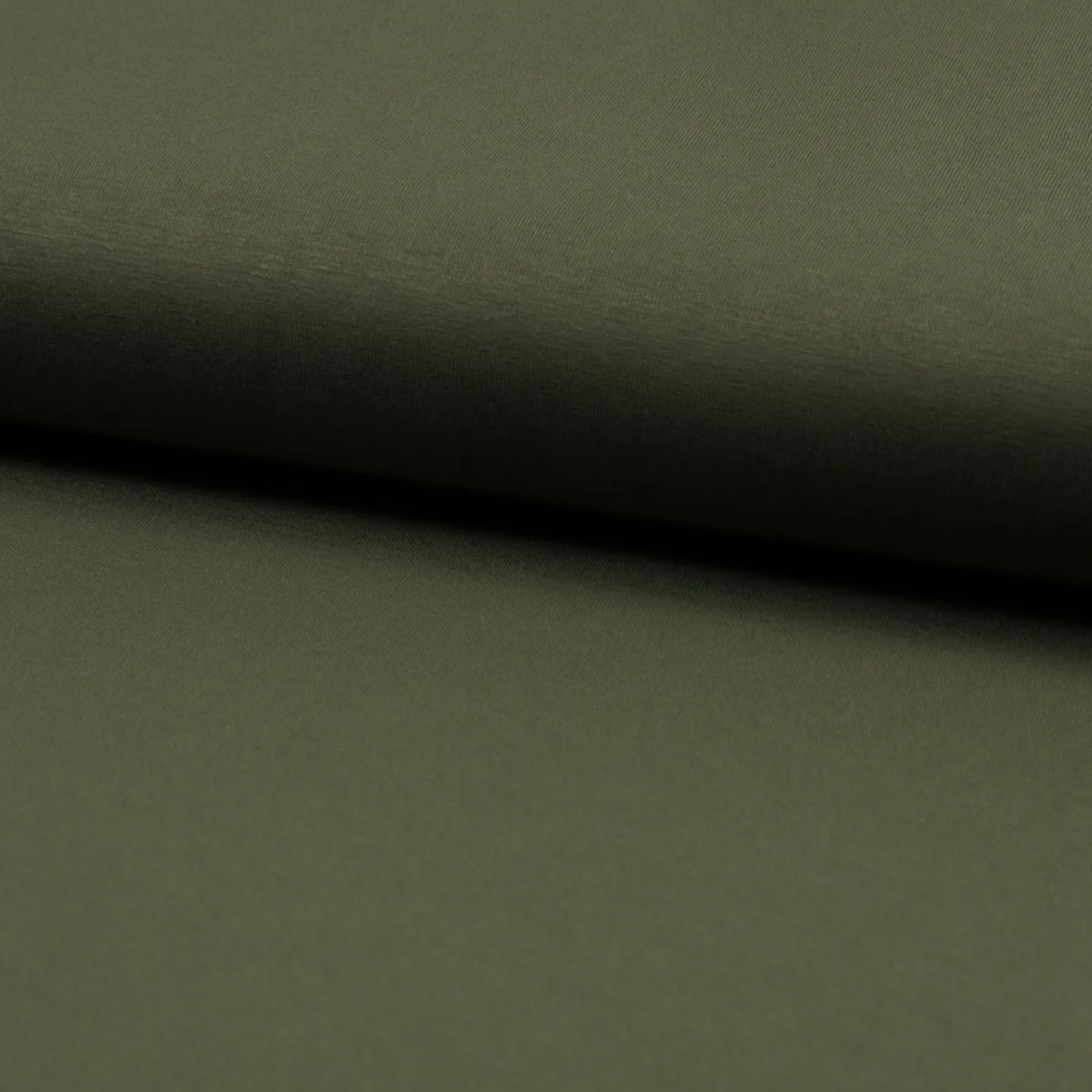 REMNANT - 0.70m - 23JF203 Bamboo Jersey Fabric in Army Green