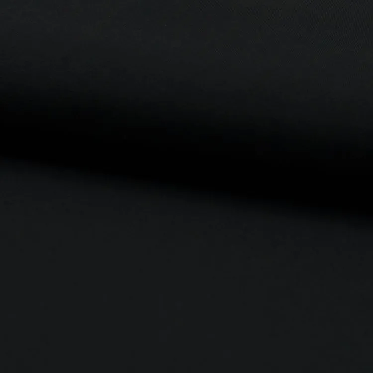 REMNANT - 1.7m - Bamboo Jersey Fabric in Black