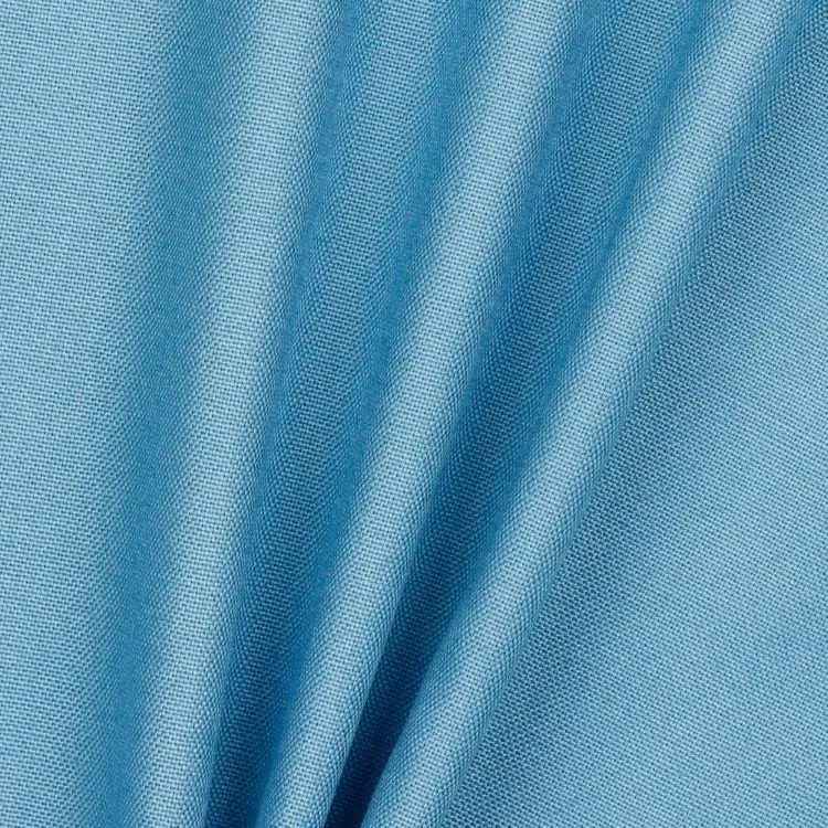 REMNANT - 0.40m - Cotton Canvas Fabric in Delph Blue